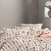 Linen House Haze Pillowcase Pair Cotton Pink / Sand, Pink