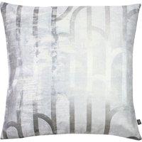 Ashley Wilde Meyer Polyester Filled Cushion Viscose Polyester Cotton Platinum/Silver, Silver