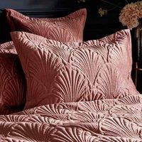 Paoletti Palmeria Oxford Pillowcase Polyester Cotton Blush, Pink