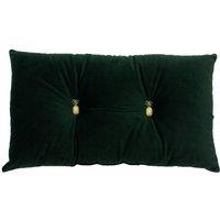 Paoletti Pineapple Pre-filled Cushion Polyester Emerald, Green