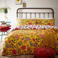 Furn. Pomelo Double Duvet Cover Set Cotton Polyester Yellow, Yellow