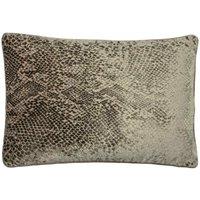 Paoletti Python Polyester Filled Cushion Polyester Champagne, Gold