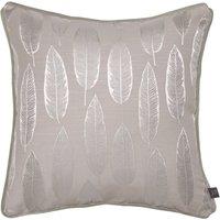 Prestigious Textiles Quill Polyester Filled Cushion Polyester Cotton Rosewood, Grey