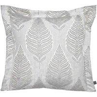 Prestigious Textiles Treasure Polyester Filled Cushion Viscose Cotton Pearl, Silver
