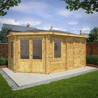 Mercia 5m x 3m 44mm Corner Lodge Plus