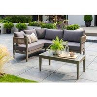 Norfolk Leisure Norfolk Collection Arden Rope Outdoor Corner Sofa - Grey, Grey
