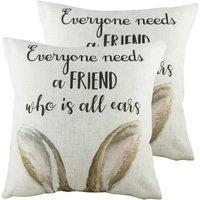 Evans Lichfield All Ears Twin Pack Polyester Filled Cushions Multi, Multi