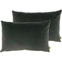 Furn. Contra Twin Pack Polyester Filled Cushions Steel, Grey