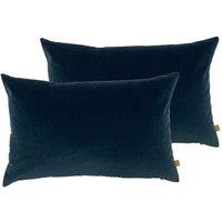 Furn. Contra Twin Pack Polyester Filled Cushions Slate Blue, Blue