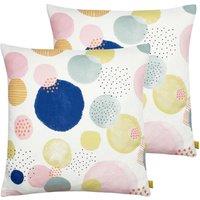 Furn. Dottol Twin Pack Polyester Filled Cushions Multi, Multi