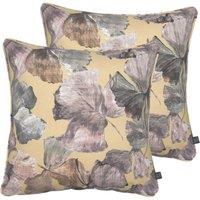 Prestigious Textiles Hanalei Twin Pack Polyester Filled Cushions Amber, Multi