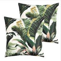 Furn. Hawaii Outdoor Twin Pack Polyester Filled Cushions Multi, Multi