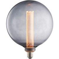 Crossland Grove Orb Bulb Smoke Glass 200X241Mm, Grey