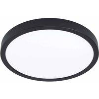 Eglo Simple Black Steel Ceiling Light, Black