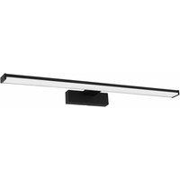 Eglo Slim Black Bathroom Mirror Light, Black