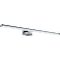 Eglo Slim Silver Bathroom Mirror Light, Silver