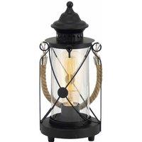 Eglo Nautical-inspired Black Table Lamp, Black