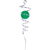 St Helens 10.5 Inch Single Spiral Spinner - Green Ball