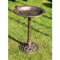 St Helens Pedestal Bronze Bird Bath