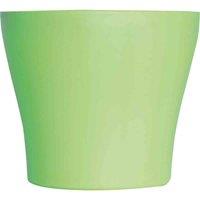 St Helens Green Plant Pot 10.5X9cm, Green