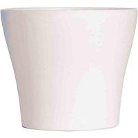 St Helens White Plant Pot 10.5X9cm, White