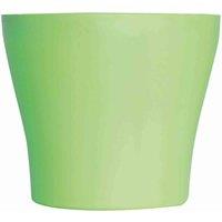 St Helens Green Plant Pot 13X10cm, Green