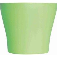 St Helens Green Plant Pot 16X12.5cm, Green