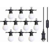 Luxform 24V 10 Bulb Opal LED String Light Honolulu
