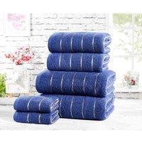Rapport Home Furnishings Sandringham 450 gsm Towel Bale - 6 Piece - Navy, Blue