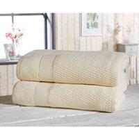 Rapport Home Furnishings Royal Velvet 550gsm Towel Bale - 2 Piece - Cream, Cream