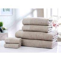 Rapport Home Furnishings Retreat 550gsm Towel Bale - 6 Piece - Latte