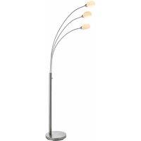 Crossland Grove Jaspars 3 Floor Lamp, Silver