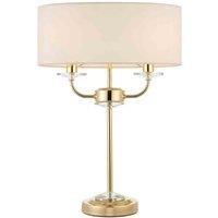 Crossland Grove Southwalk Table Lamp Brass, Gold