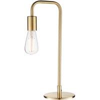 Crossland Grove Diaz Table Lamp Brushed Gold, Gold