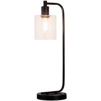 Crossland Grove Camberwell Table Lamp Black, Black