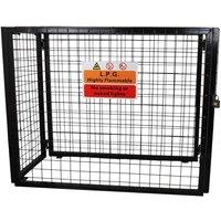 Monster Shop Gas Bottle Mesh Cage 900mm, Silver