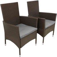 Jardi Rattan Bistro Set Brown, Brown