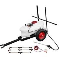 MAXBLAST 100L ATV Sprayer & Trailer, White