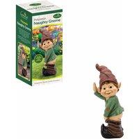Gardenkraft Caught With His Pants Down Garden Elf Statue, Multi