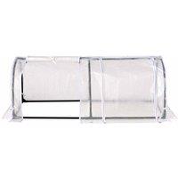Gardenkraft 2 Section Grow Tunnel Greenhouse - Clear, Clear