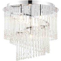 Crossland Grove Camilla Ceiling Lamp, Silver