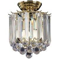 Crossland Grove Margo Ceiling Lamp Brass, Gold