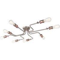 Crossland Grove Halla 8 Ceiling Light, Brown