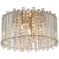 Crossland Grove Hallforth Ceiling Lamp, Silver