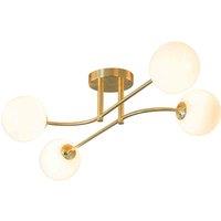 Crossland Grove Rousdon 4 Ceiling Light, Gold