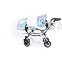 Roma Polly Twin Dolls Pram, Multi