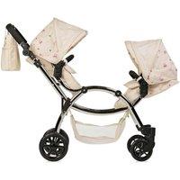 Roma Darcie Twin Dolls Pram - Cream, Cream