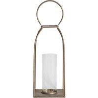Crossland Grove Edmonton Lantern Antique Gold 160x160x380Mm, Gold