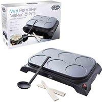 Quest 35319 Electric Mini Pancake Maker And Grill - Black, Black