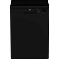 Beko DVN04320B 12.9L 60cm Freestanding Dishwasher - Black, Black